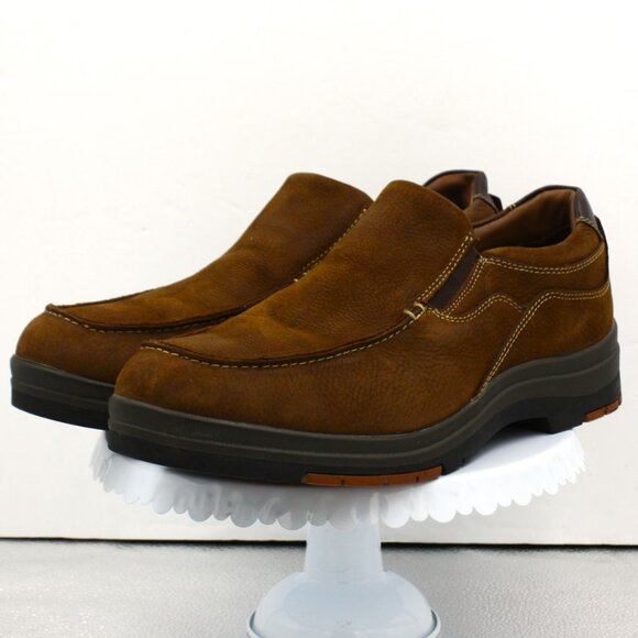 Johnston & Murphy XC4 Brown Leather Loafers - Size 12 - Picture 6 of 16